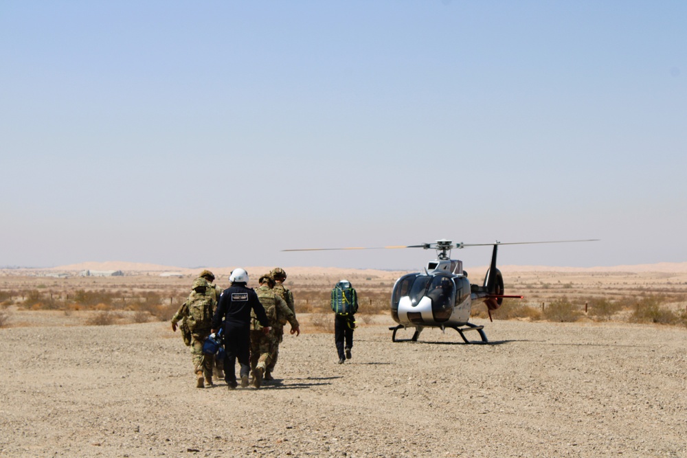 759th Military Police Battalion conducts medical evacuation training