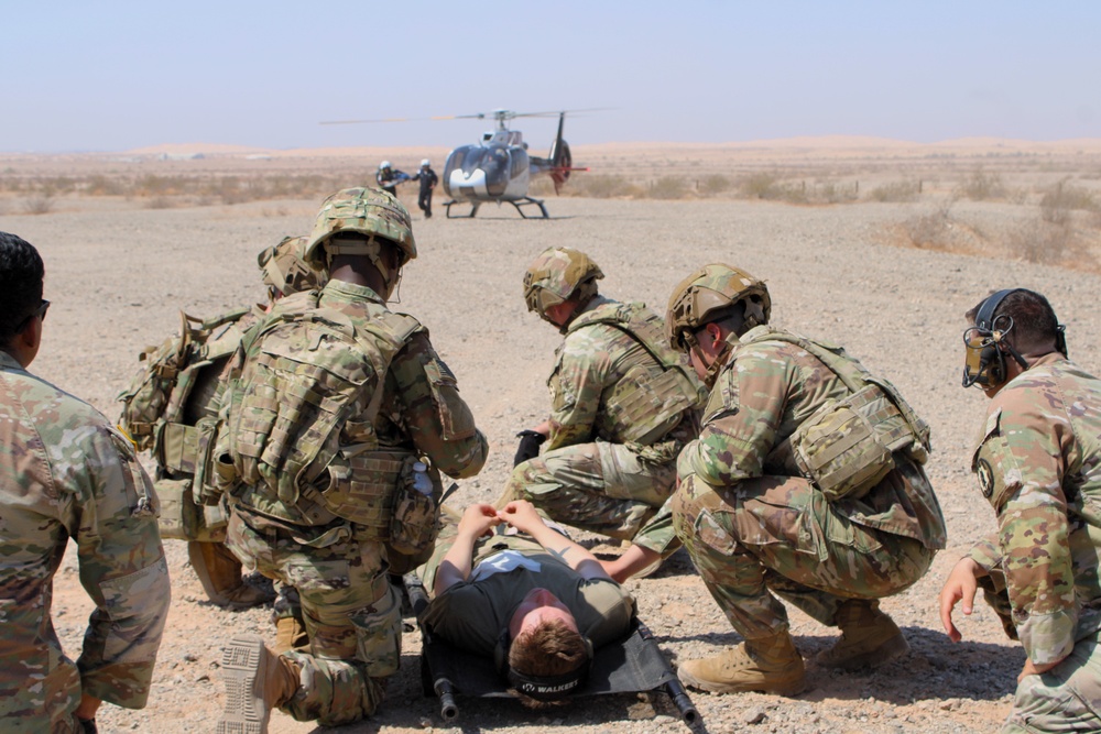 759th Military Police Battalion conducts medical evacuation training