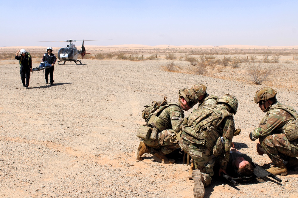 759th Military Police Battalion conducts medical evacuation training