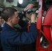 Frank E. Petersen Jr. conducts damage control exercise