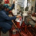 Frank E. Petersen Jr. conducts damage control exercise