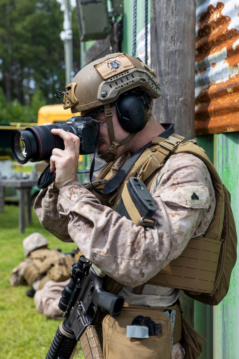 COMMSTRAT Marines with II MSB Participate in the Outdoor Infantry Immersion Trainer