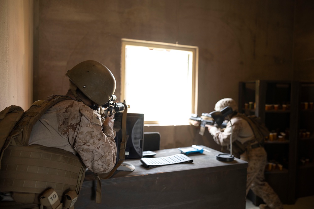 U.S. Marines with II MSB Participate in the Outdoor Infantry Immersion Trainer