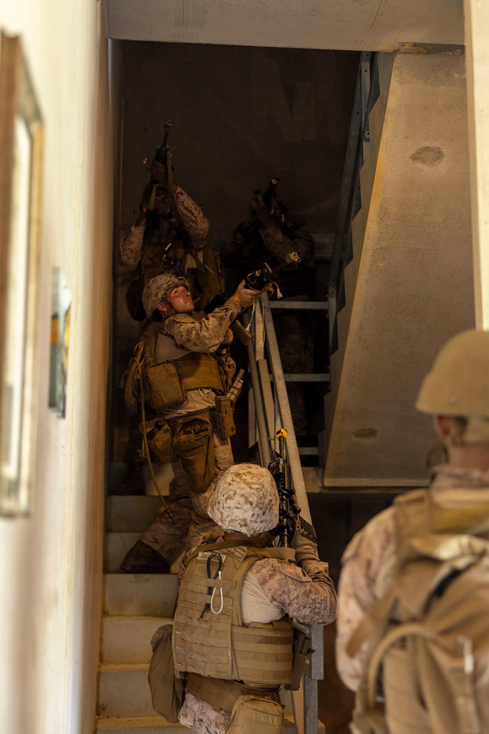 U.S. Marines with II MSB Participate in the Outdoor Infantry Immersion Trainer