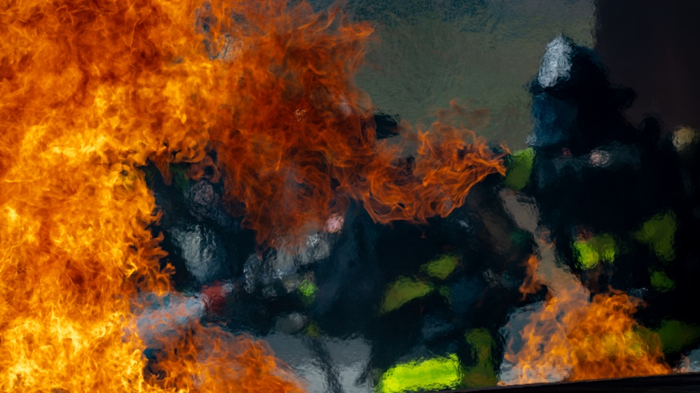 Team Travis partners with SFO firefighters in live-fire training