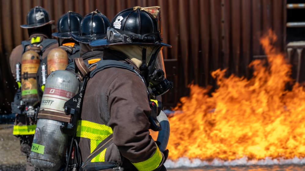 Team Travis partners with SFO firefighters in live-fire training