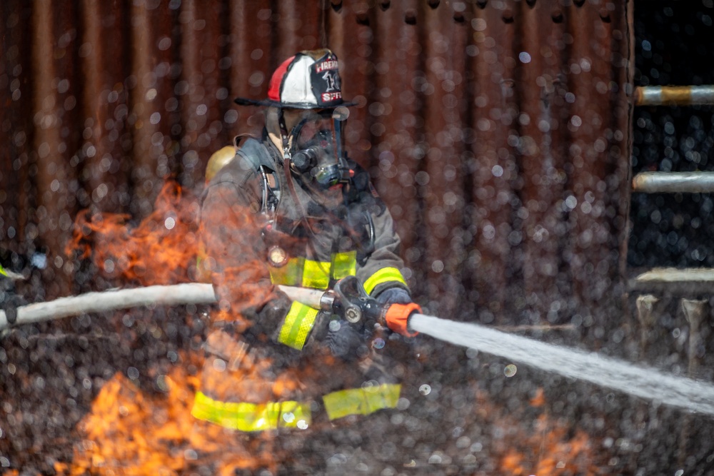 Team Travis partners with SFO firefighters in live-fire training