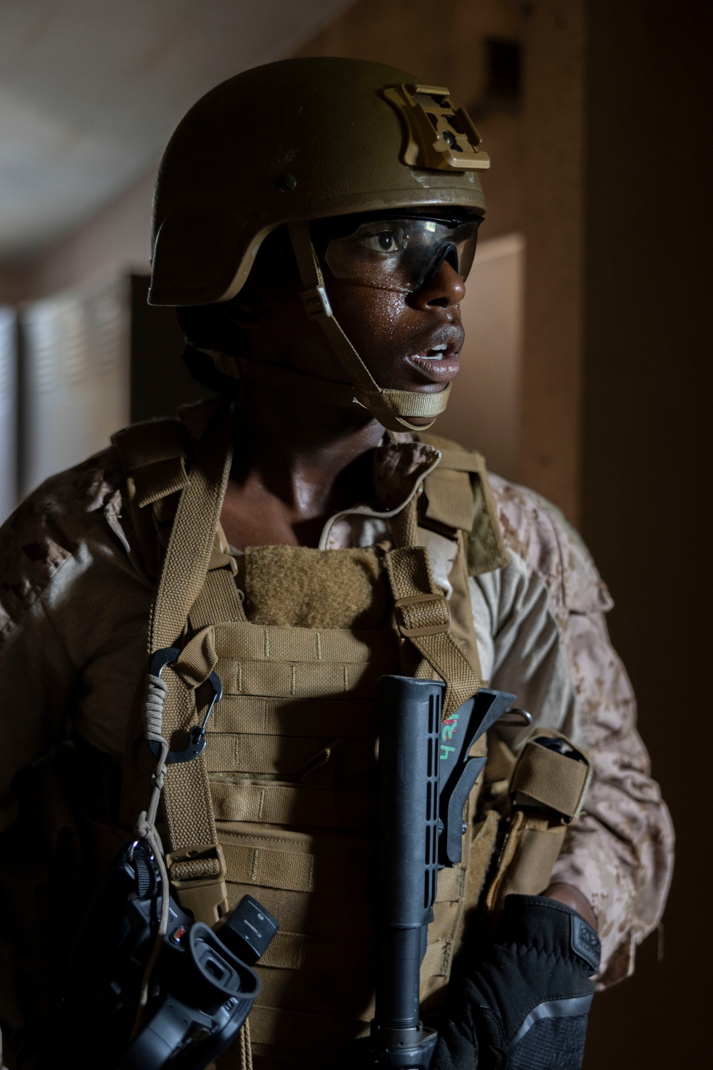 COMMSTRAT Marines with II MSB Participate in the Outdoor Infantry Immersion Trainer