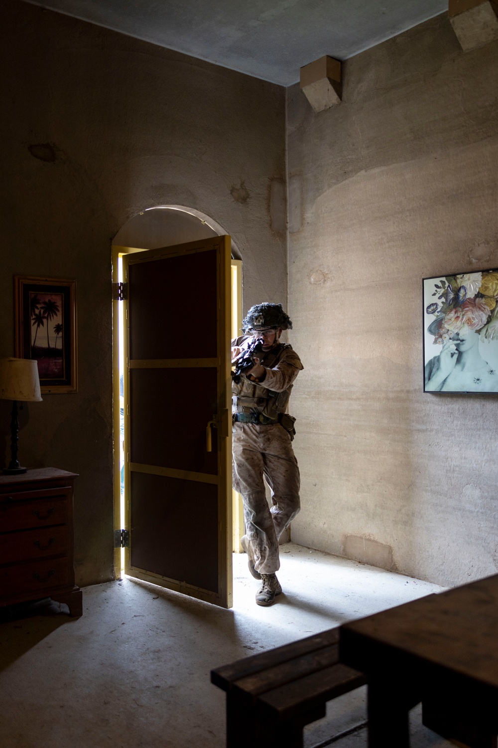 U.S. Marines with II MSB Participate in the Outdoor Infantry Immersion Trainer