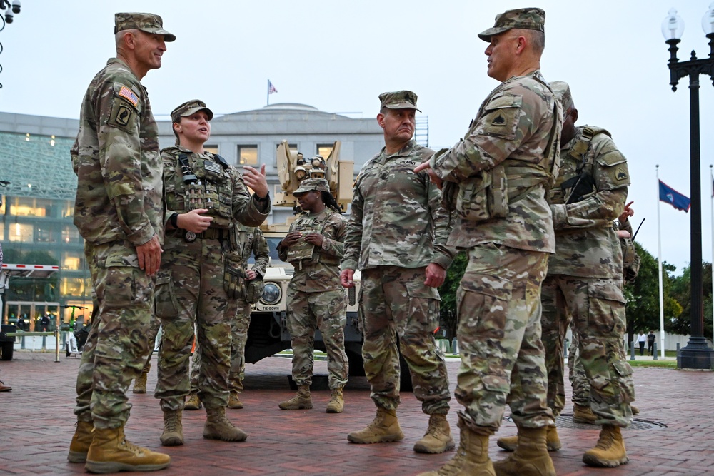 U.S. Army Chief of Staff, Sgt. Maj. of the Army visit D.C. Safe and Beautiful Task Force