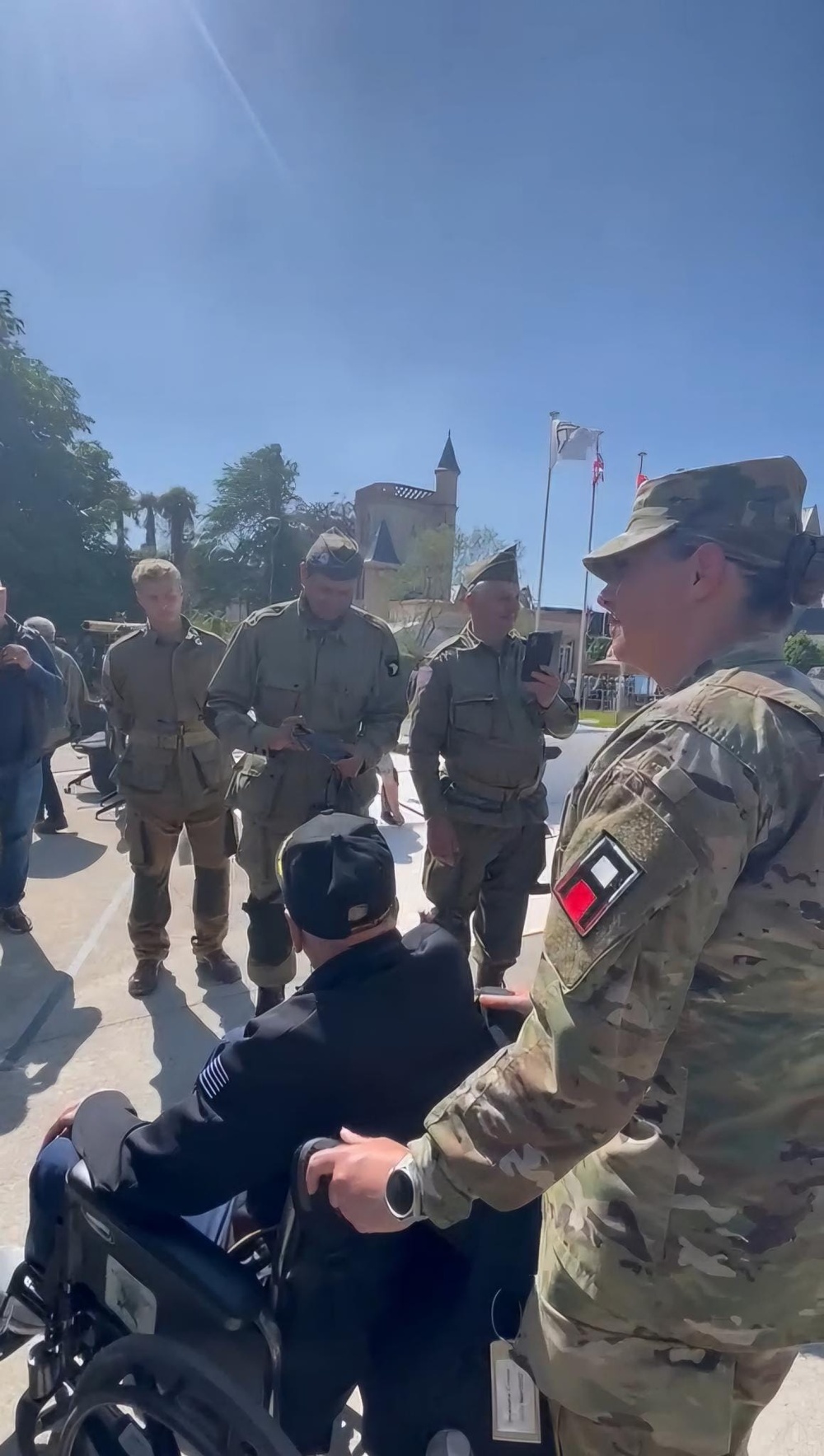 First Army Assists Veterans during 80th Anniversary of D-Day