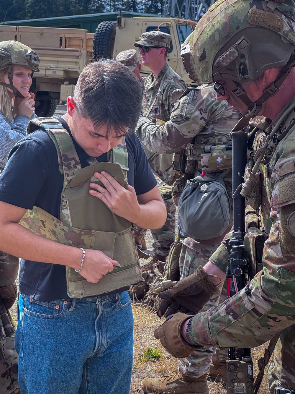 U.S. Rep. Adam Smith visits JBLM to observe war-fighting readiness