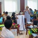 Headline: Pacific Partnership 2025 participates in a Youth Conference at Chuuk State Auditorium August 19, 2025