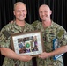 Sailor Accepts Award