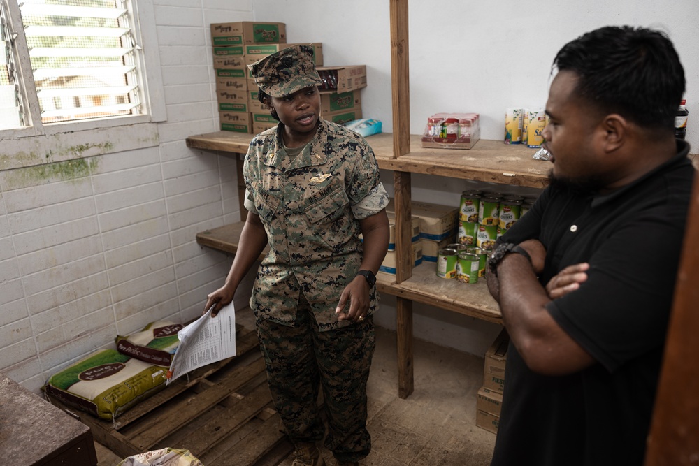 Koa Moana 25 Sailors Conduct Food Inspection