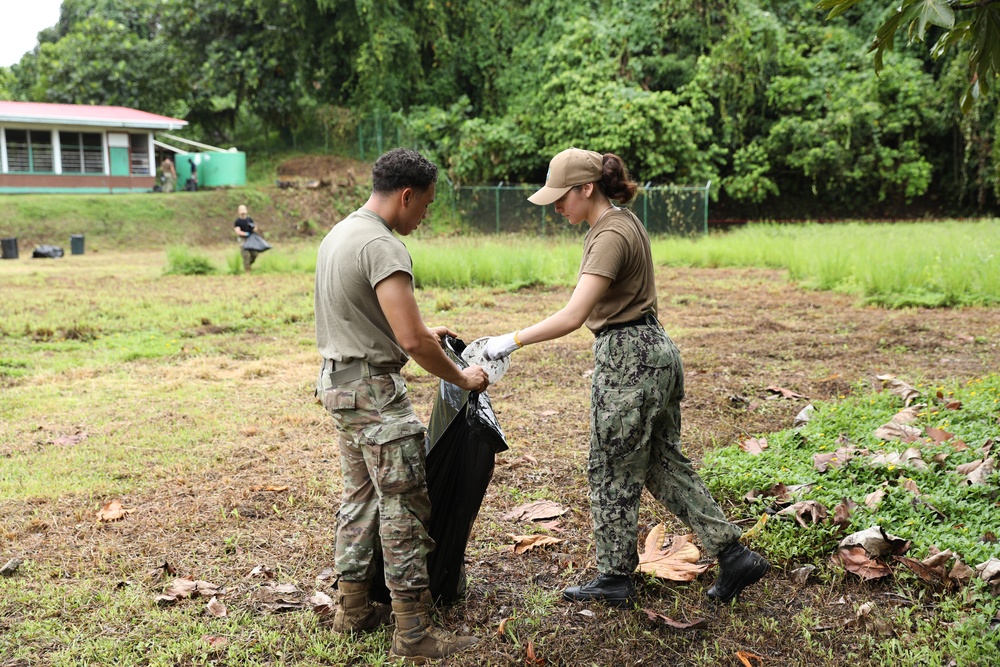 Pacific Partnership 2025 Multinational Partners Participate in a Community Relations Event in Chuuk, Federated States of Micronesia, August 2025