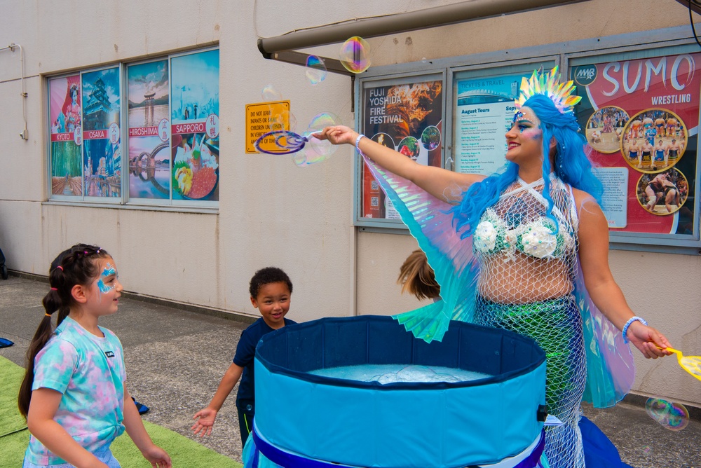 CFAY MWR Joins Yokosuka NEX Co-Hosting Annual Back-to-School Block Party