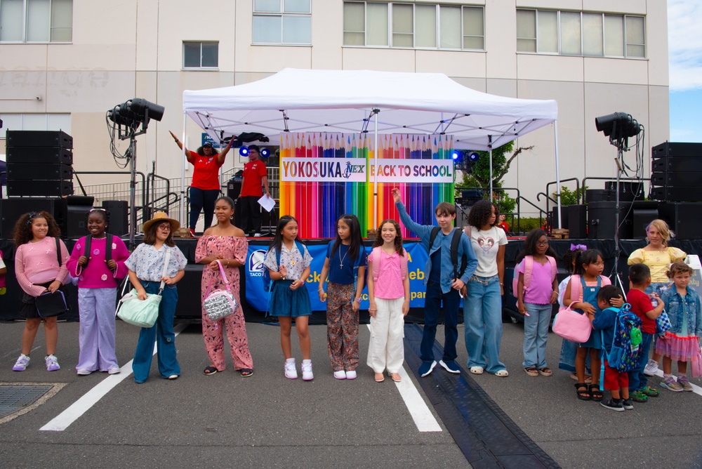 CFAY MWR Joins Yokosuka NEX Co-Hosting Annual Back-to-School Block Party
