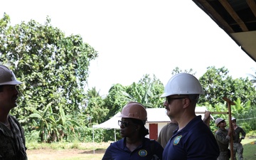 Pacific Partnership 2025 multinational servicemembers perform renovations in Chuuk, Federated States of Micronesia on August 20, 2025