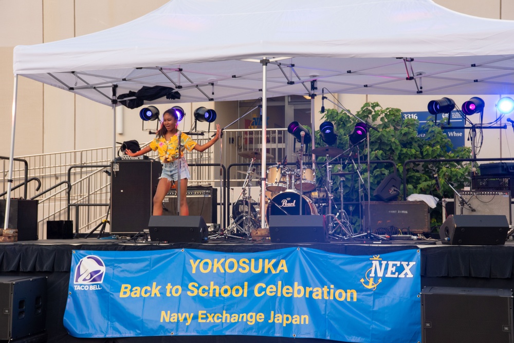CFAY MWR Joins Yokosuka NEX Co-Hosting Annual Back-to-School Block Party