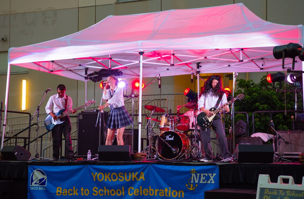CFAY MWR Joins Yokosuka NEX Co-Hosting Annual Back-to-School Block Party
