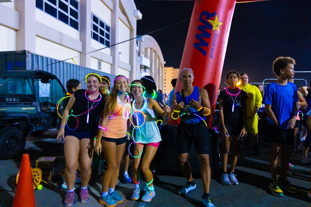 CFAY MWR Hosts Glow Run