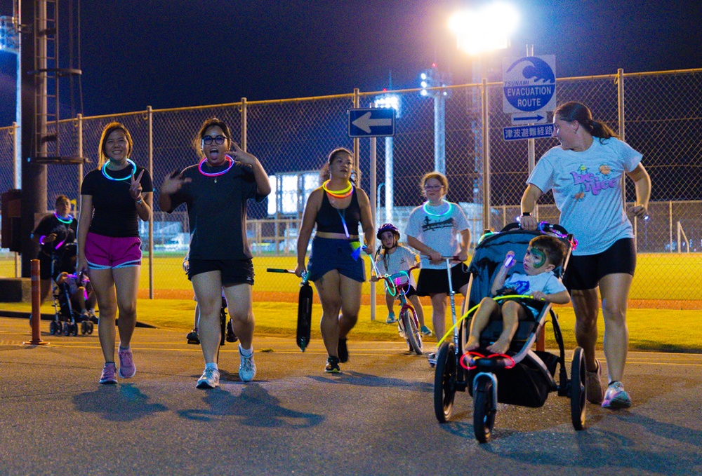CFAY MWR Hosts Glow Run