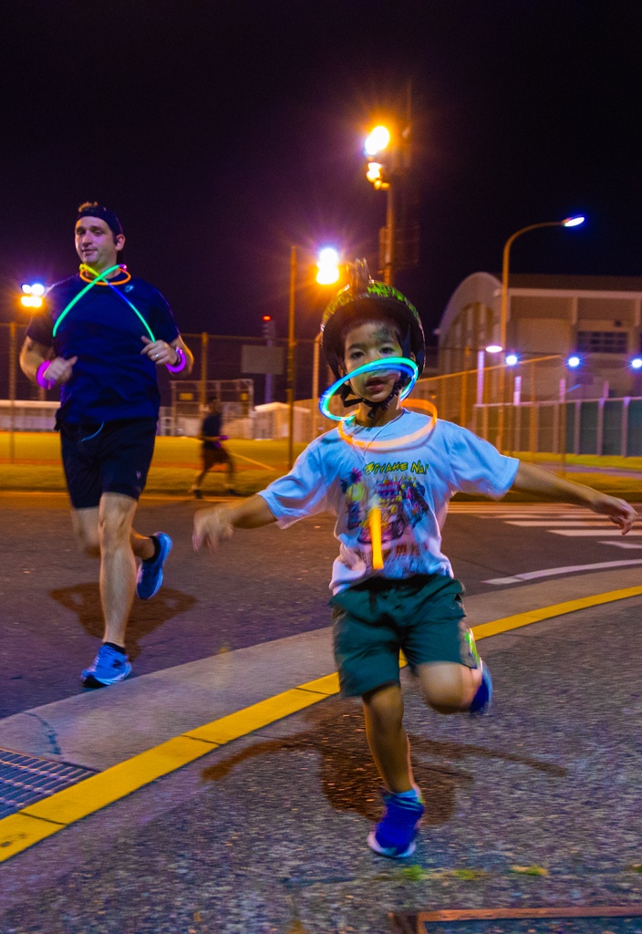CFAY MWR Hosts Glow Run
