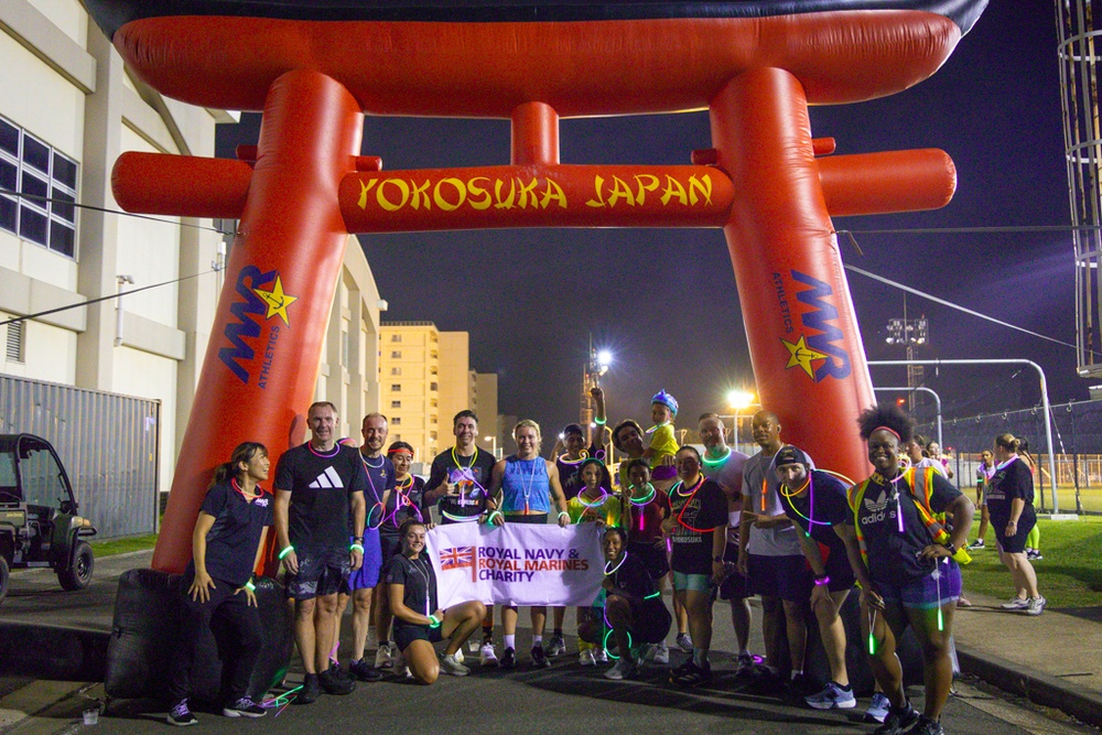 CFAY MWR Hosts Glow Run