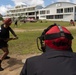 HMLA-169 Marines play baseball with local youth baseball team