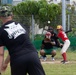 HMLA-169 Marines play baseball with local youth baseball team