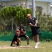 HMLA-169 Marines play baseball with local youth baseball team