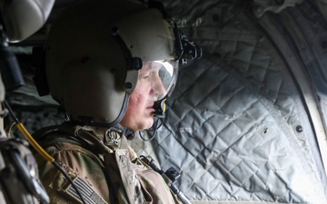 1st Armored Division CH-47 Chinook Crews Conduct Aerial Gunnery in Bulgaria