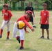 HMLA-169 Marines play baseball with local youth baseball team