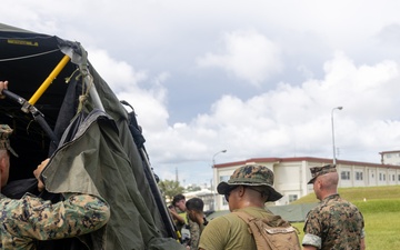 MWHS-1 Marines, Sailors set up expeditionary tactical air command center