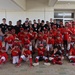 HMLA-169 Marines play baseball with local youth baseball team