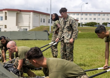 MWHS-1 Marines, Sailors set up expeditionary tactical air command center