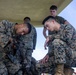 2nd Lt. Jackson teaches MWHS-1 Marines about M240B machine gun