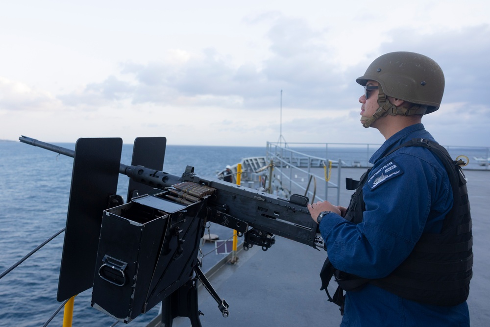 USS Frank Cable Departs From Banyuwangi, Indonesia
