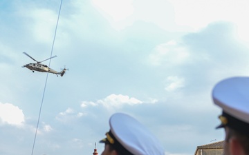 NAS Sigonella and Town of Cesaro Commemorate 29th Year of Collaboration with HSC-28 Fly Over
