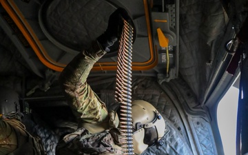 1st Armored Division CH-47 Chinook Crews Conduct Aerial Gunnery in Bulgaria