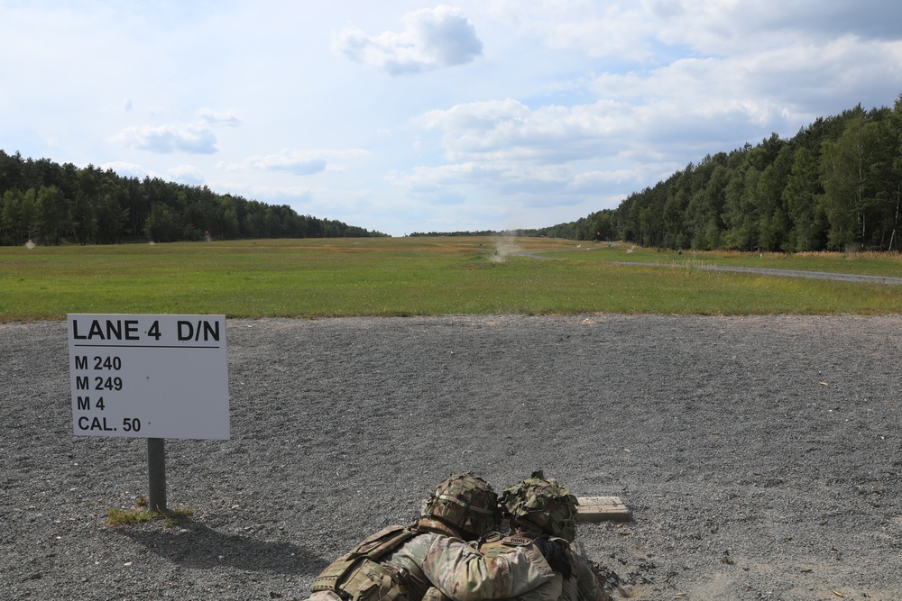 U.S. Army Europe and Africa Best Squad Competition: M249 Qualification Range