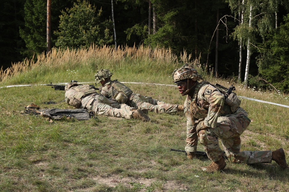 U.S. Army Europe and Africa Best Squad Competition: M240 Qualification Range