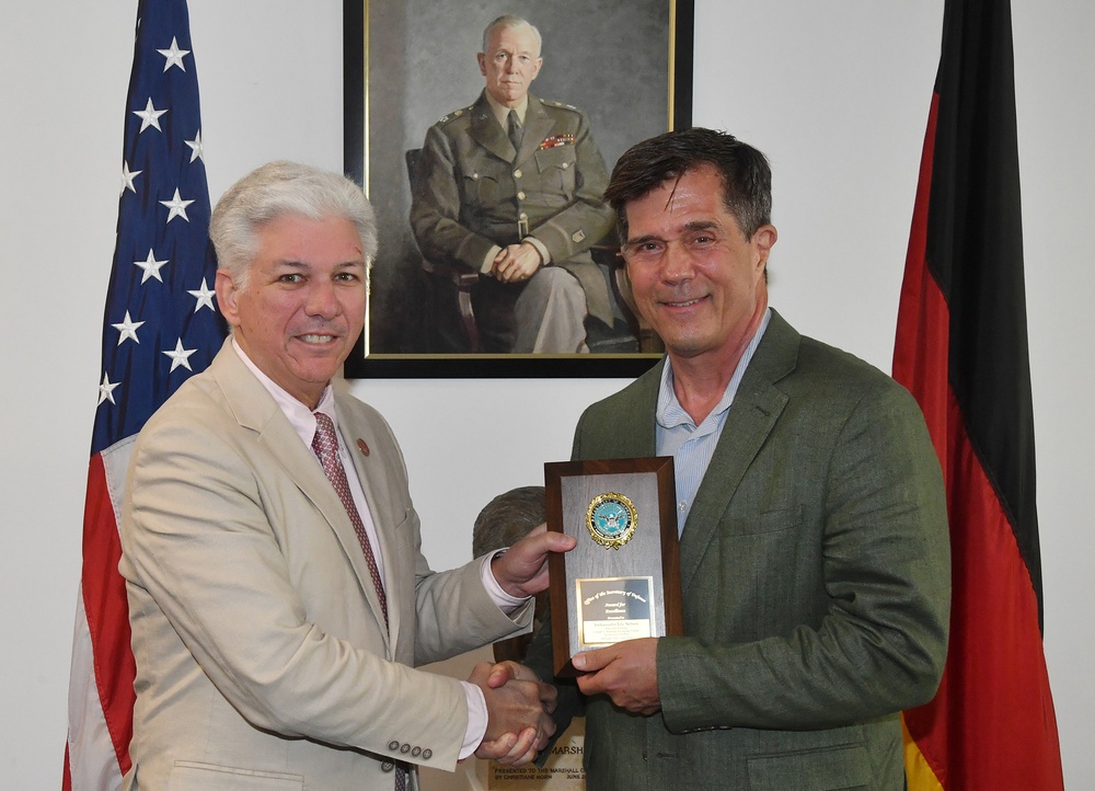 Marshall Center Recognizes Former Associate Director