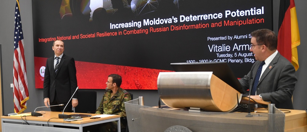 Marshall Center Welcomes Moldovan Scholar for Research on National Resilience