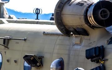 1st Armored Division CH-47 Chinook Crews Conduct Aerial Gunnery in Bulgaria