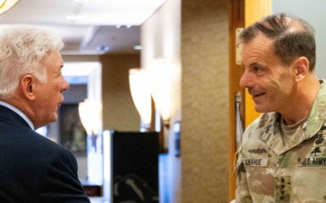 U.S. Army Europe and Africa Commander Visits the Marshall Center