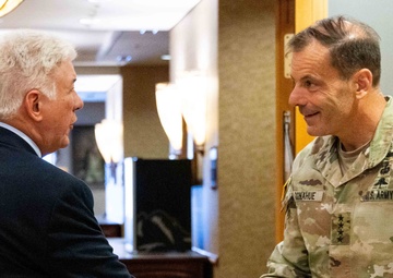 U.S. Army Europe and Africa Commander Visits the Marshall Center