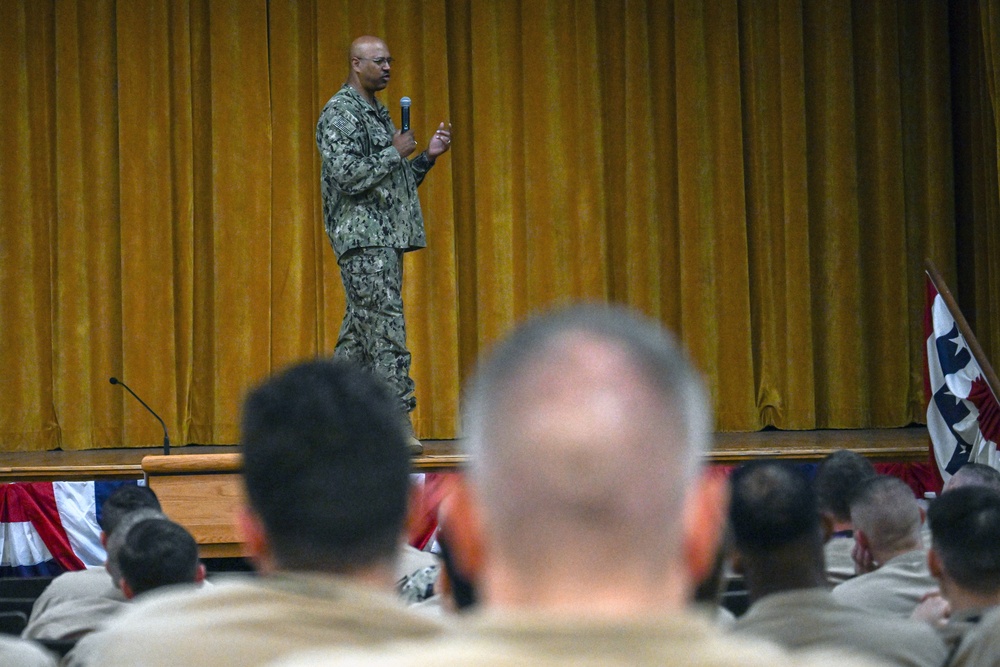 Naval Inspector General Vice Adm. John Fuller Visits PNSY