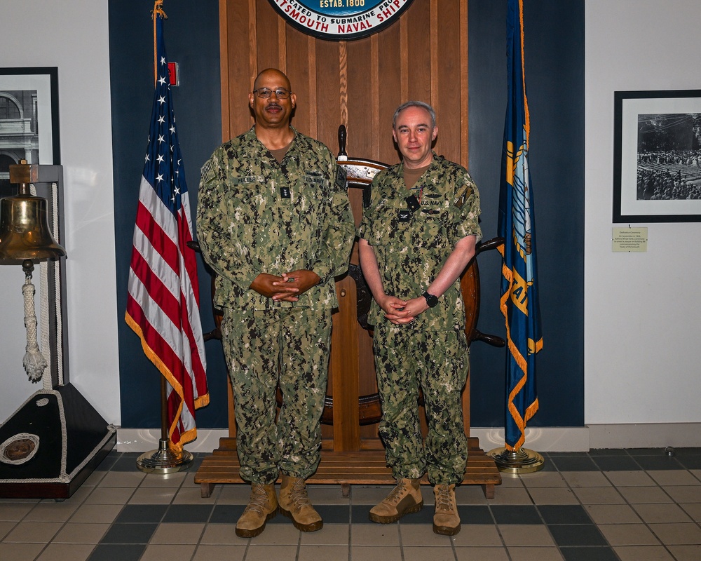 Naval Inspector General Vice Adm. John Fuller Visits PNSY